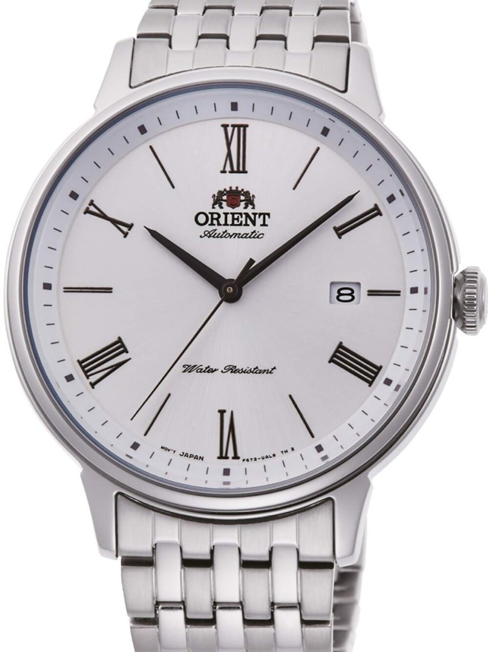 Orient RA-AC0J04S10B Automatic Silver Dial Stainless Steel Men's Watch NEW